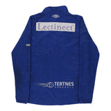 Age 15-16 Umbro 1/4 Zip - XL Blue Polyester