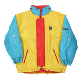 Age 12-13 Ski-Doo Ski Jacket - Large Block Colour Nylon