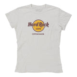 Vintage white Copenhagen Hard Rock Cafe T-Shirt - womens large