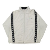 Vintage white Champion Track Jacket - mens large