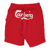 Vintage red Carlsberg Sport Shorts - womens large
