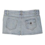 Vintage light wash Benetton Denim Skirt - womens 36" waist