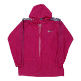 Vintage pink Asics Windbreaker - womens medium