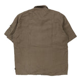 Vintage brown Sevres Short Sleeve Shirt - mens x-large