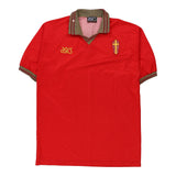 Vintage red Asics Football Shirt - mens medium