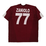 Vintage burgundy Salerno Devis Football Shirt - mens xx-large