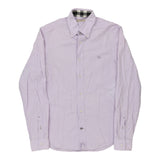 Vintage pink Burberry Brit Shirt - mens medium