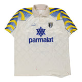 Vintage white Parma Puma Football Shirt - mens large
