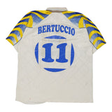 Vintage white Parma Puma Football Shirt - mens large