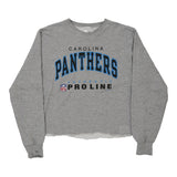 Vintage grey Carolina Panthers Nfl Sweatshirt - womens x-large