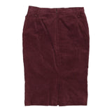 Vintage burgundy Dolce & Gabbana Midi Skirt - womens 28" waist