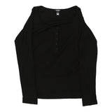 Vintage black Just Cavalli Long Sleeve Top - womens large