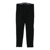 Vintage black Armani Jeans Trousers - mens 32" waist