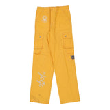 Vintage yellow Wpm Academy Cargo Trousers - mens 32" waist