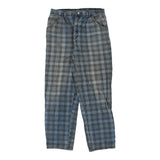 Vintage blue French Star Trousers - mens 32" waist