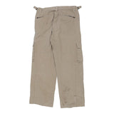 Vintage beige Sergio Tacchini Cargo Trousers - mens 32" waist