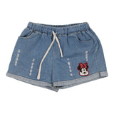 Vintage blue Minnie Mouse Unbranded Denim Shorts - womens large