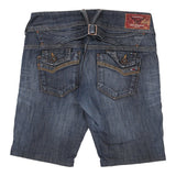 Vintage blue Hilfiger Denim Denim Shorts - womens 30" waist