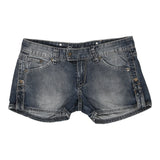 Vintage dark wash Parabase Denim Shorts - womens 34" waist