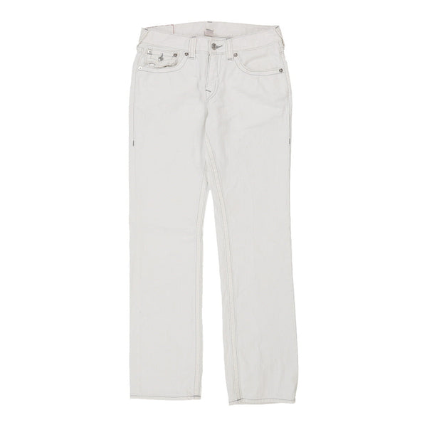 True Religion Jeans - 33W 35L White Cotton Blend