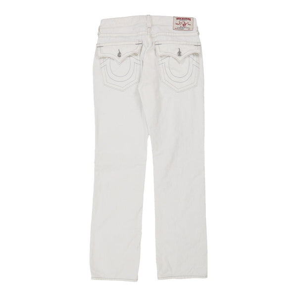 True Religion Jeans - 33W 35L White Cotton Blend