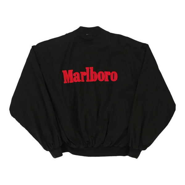 Vintage black Marlboro Jacket - mens large