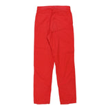 Vintage red Benetton Trousers - womens 30" waist