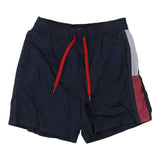 Vintage navy Tommy Hilfiger Swim Shorts - mens small