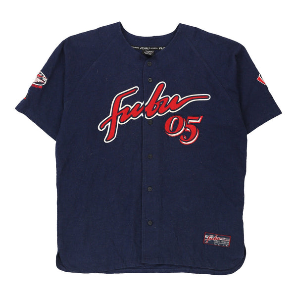 Fubu Jersey - XL Navy Wool Blend