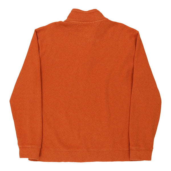 Vintage orange Tommy Hilfiger 1/4 Zip - mens x-large