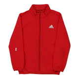 Adidas Spellout Track Jacket - XS Red Polyester