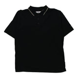Jim Spencer Polo Shirt - XL Black Cotton