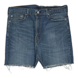 513 Levis Denim Shorts - 34W 6L Blue Cotton