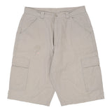 Vintage beige Unbranded Cargo Shorts - mens 34" waist