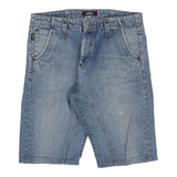 Vintage blue Rifle Denim Shorts - mens 34" waist