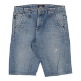 Vintage blue Rifle Denim Shorts - mens 34" waist