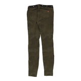 Vintage khaki Met Trousers - womens 26" waist