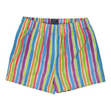 Vintage multicoloured Take The Wave Swim Shorts - mens medium