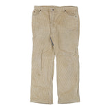 Vintage beige El Paso Cord Trousers - mens 40" waist