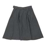 Unbranded Skirt - 26W UK 6 Grey Cotton