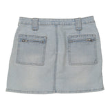 Vintage light wash W&W Denim Skirt - womens 32" waist