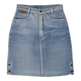Vintage light wash Rancheros Denim Skirt - womens x-small