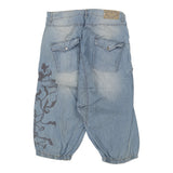 Vintage light wash Unbranded Denim Shorts - womens 36" waist
