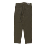 Vintage khaki Holiday Trousers - womens 33" waist