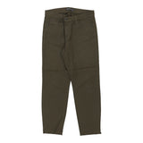 Vintage khaki Holiday Trousers - womens 33" waist
