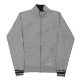 Vintage grey Champion Zip Up - mens large
