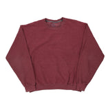 Fruit Of The Loom Sweatshirt - XL Red Cotton Blend