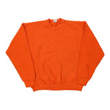 Made in USA Fruit Of The Loom Sweatshirt - XL Orange Cotton Blend