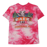 Honesdale, Pennsylvania Harley Davidson Tie-Dye T-Shirt - Small Pink Cotton