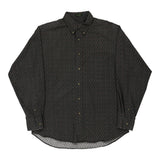 Vintage grey Club Room Patterned Shirt - mens medium